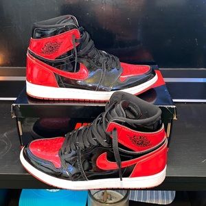 Nike Air Jordan 1 High Retro OG “Patient Bred” Mens Shoes
